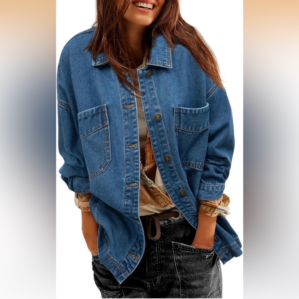 EUC Boyfriend Jean Jacket